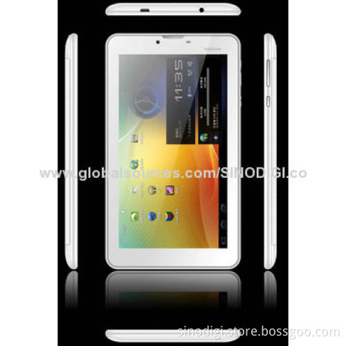 7-inch Tablet PC with Android 4.2 OS, MTK8382 Quad-core, with 3G, BT & GPS